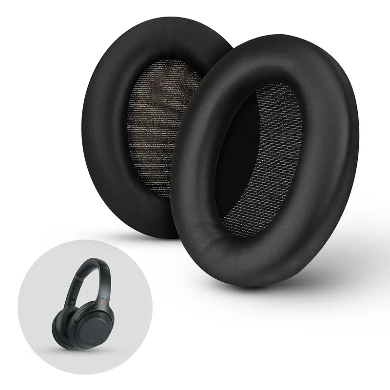 Sony WH-1000XM3 Ersatz-Ohrpolster – Ohrpolster aus weichem PU-Leder und Memory-Schaum für zusätzlichen Komfort, einfache und schnelle Installation