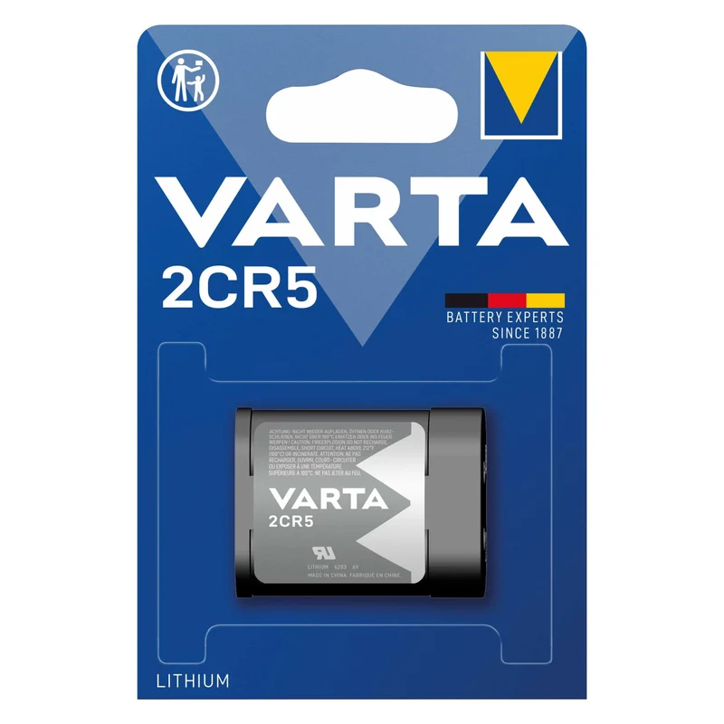 Varta 2CR5 6V-Lithium-Batterie für Fotoapparate