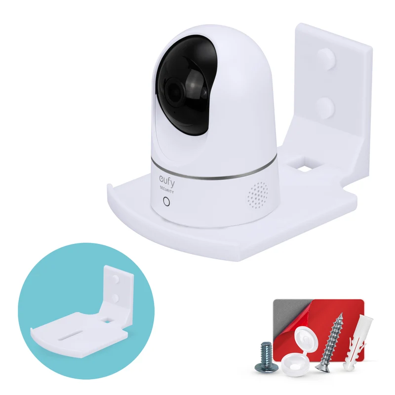 Quadratische Wandhalterung für Babyphone und Sicherheitskameras für Eufy, Wyze, Wansview, Blink, TP-Link, Ring und mehr – Klebe- und Schraubmontage, einfach zu installierende Halterung (W05)