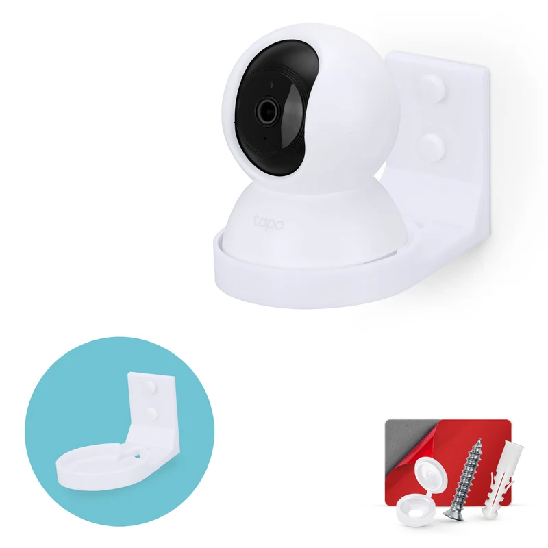 Wandhalterung für Tapo Pan/Tilt (C200 & C210) Smart-Überwachungskamera, individuell gestaltete Halterung, reduziert tote Winkel und Unordnung