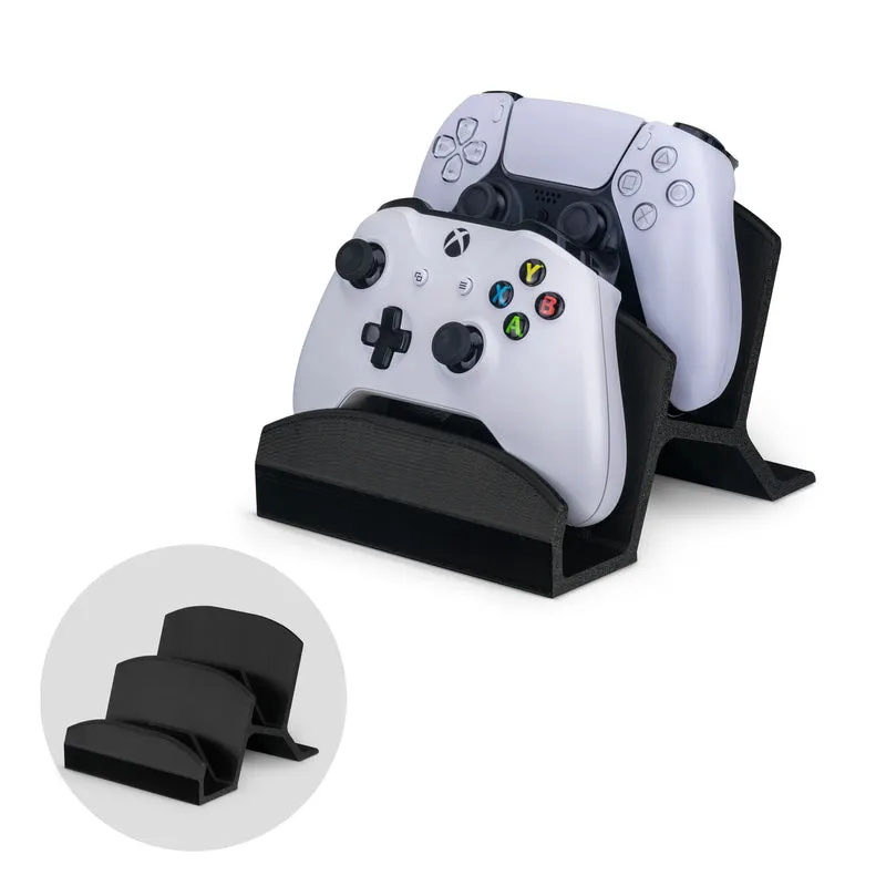 Dualer Desktop-Game-Controller-Halter-Displayständer – Universelles Design für Xbox One, Ps5, Ps4, PC, Steelseries, Steam und mehr – UGDS-06