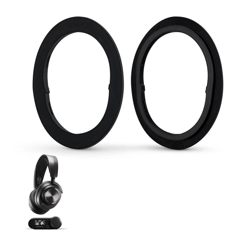 Ohrpolster-Adapterring für Steelseries Arctis Nova Pro Wireless, Nova Pro Omni & Nova Elite Headsets – zur Verwendung mit Brainwavz Oval, ProStock & SteelSeries Ohrpolstern