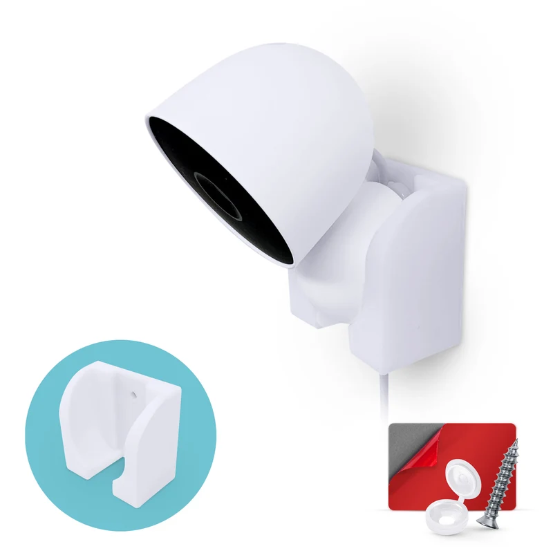 Wandhalterung für Google Nest WIRED Überwachungskamera der 2. Generation – selbstklebend und einschraubbar, einfaches Steckdesign