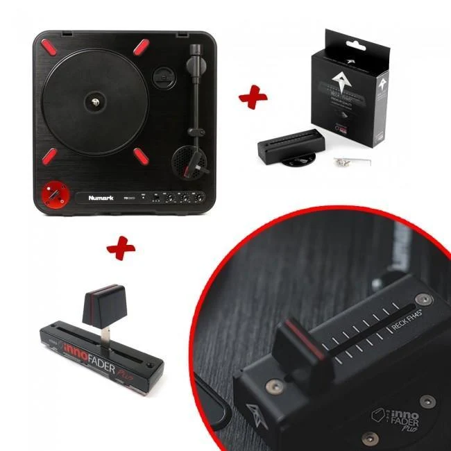 Numark PT01 Scratch with Pre-Installed Innofader and Dock