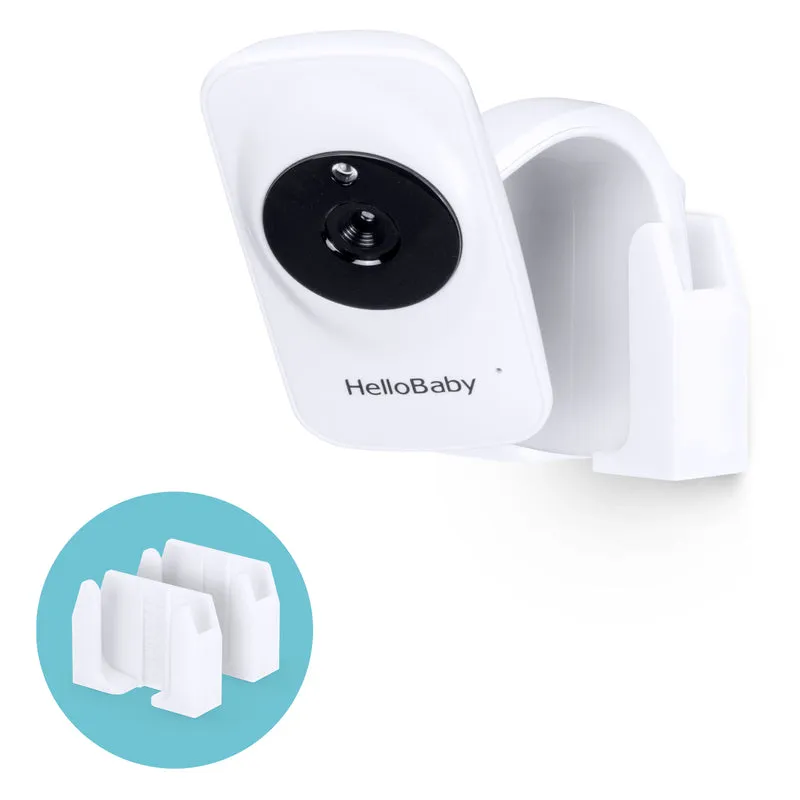 Wandhalterung für HB50, (2er-Pack), selbstklebende Halterung für Hello Baby Monitor Kamera, in wenigen Minuten installiert, keine Aufhängerhalterung