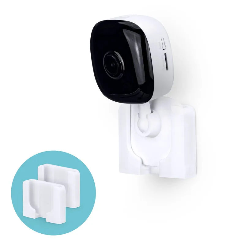 Wandhalterung für Kasa KC100, KC105, EC60 (2er Pack), Klebehalterung für TP Link Smart Spot Kamera, Installation in Minuten, No Mess Hanger Bracket von Brainwavz (Weiß)