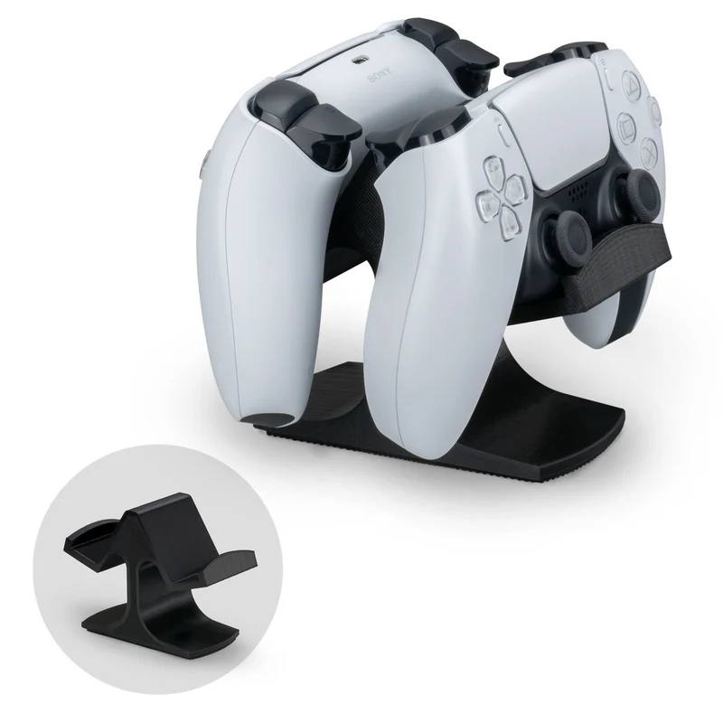 Dual Game Controller Desktop Holder Stand - Universelles Design für Xbox ONE, PS5, PS4, PC, Steelseries, Steam & mehr