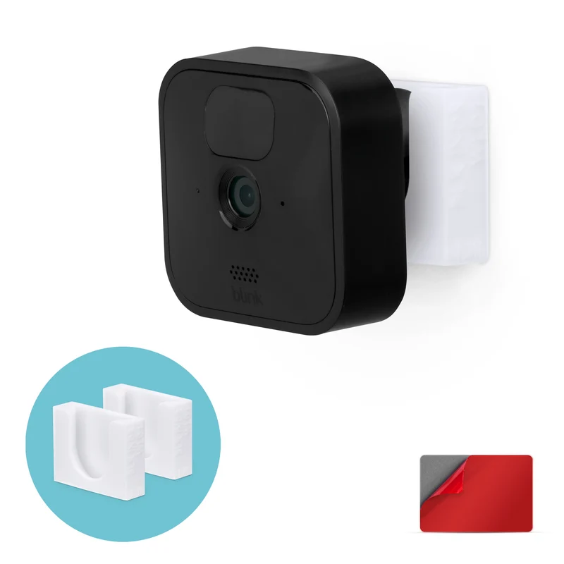Selbstklebende Blink-Halterung für Außen- und Innenkameras (3. Generation), 2er-Pack Halterung, problemlose Installation, keine Schrauben, kein Durcheinander, Halterungsständer