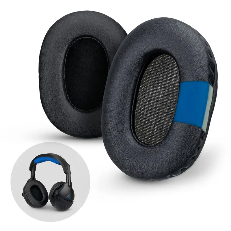 Verbesserte Ohrpolster für Gaming-Kopfhörer – klein, oval – PU-Leder mit Kühlgel und Memory-Schaum für Steelseries, Hyperx, Sony MDR-7506, AKG, Turtlebeach, Sennheiser und mehr