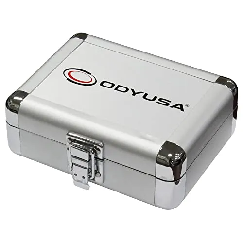 Odyssey Krom Series 5 x 1.5 x 3.1" Compact Utility Accessory Case (Silver)