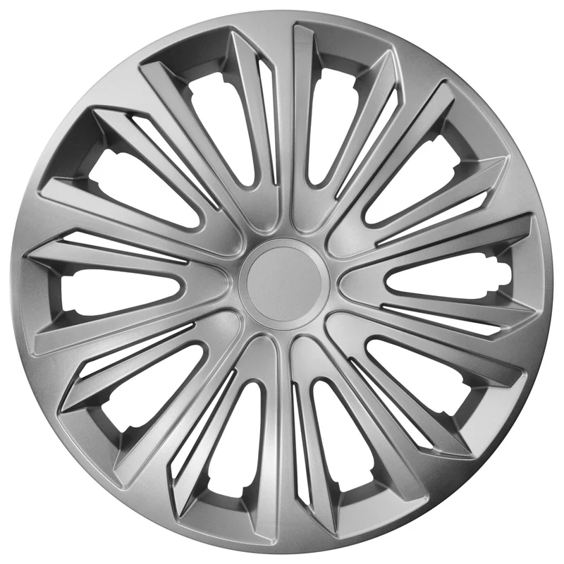Set universelle 14 "STRONG Radzierblenden Silber 4 Stück