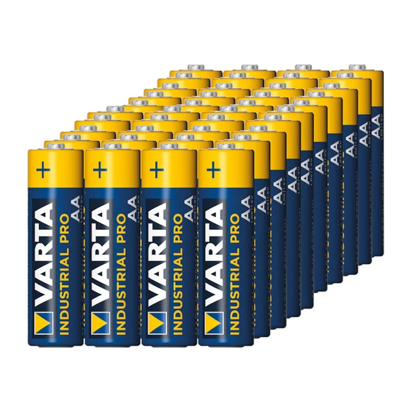 40x Alkalibatterien Varta Industrial LR6 / AA Folie