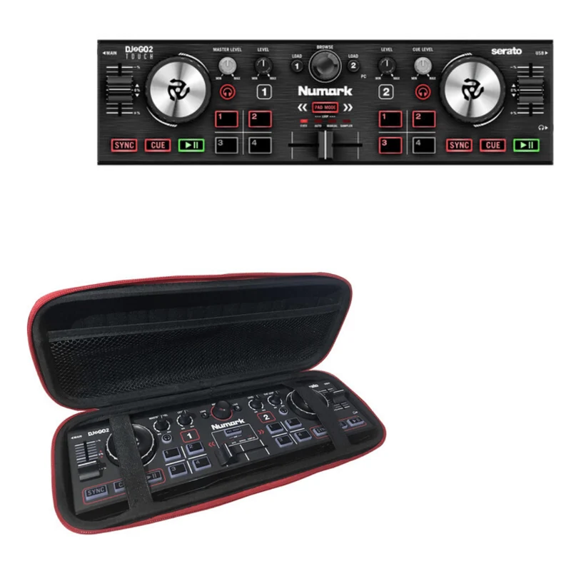 Numark DJ2GO2 Touch Pocket DJ Controller + ProX Case