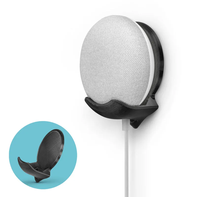 Google Nest Home Mini Stick auf Wandhalterung – einfach zu installieren