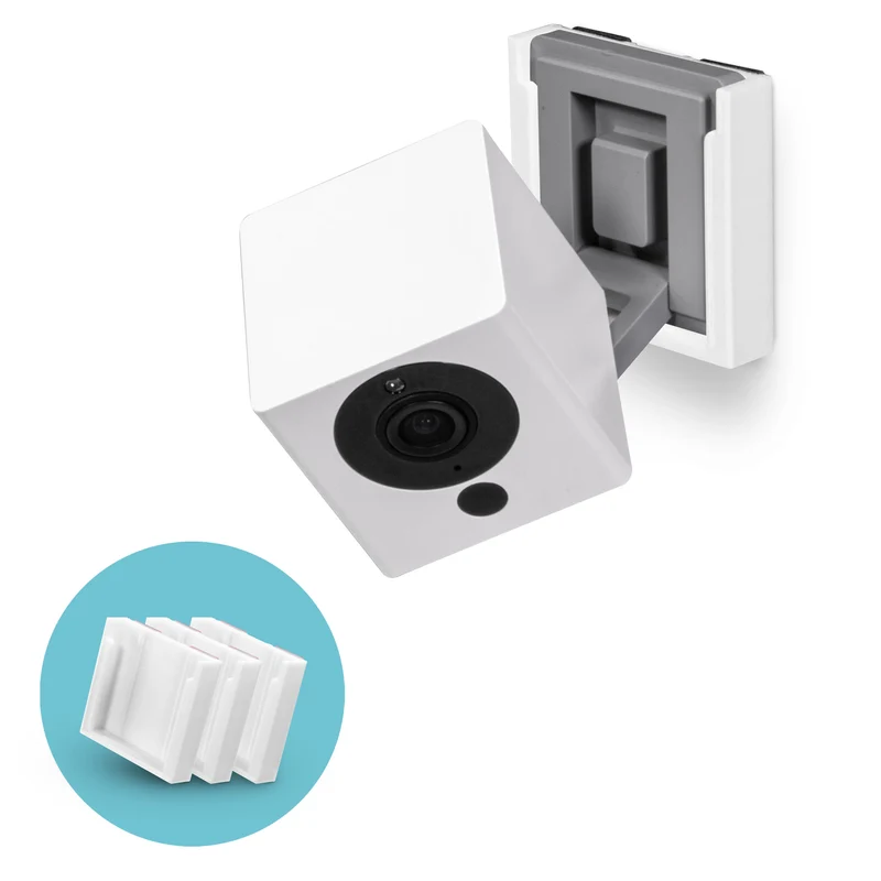Wyze Cam v2 (3er Pack) Wandhalterung - Klebehalter, keine Schrauben oder Unordnung (nicht kompatibel mit V3)