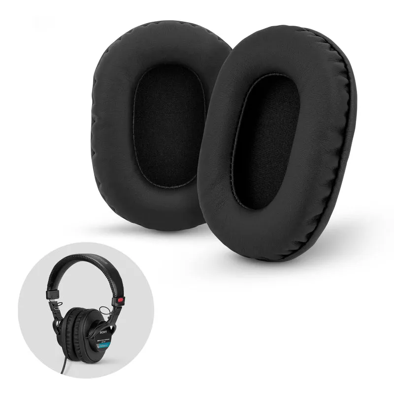 SONY MDR-7506 Ersatz-Premium-Ohrpolster - Auch geeignet für V6, CD900ST Kopfhörer (PU)