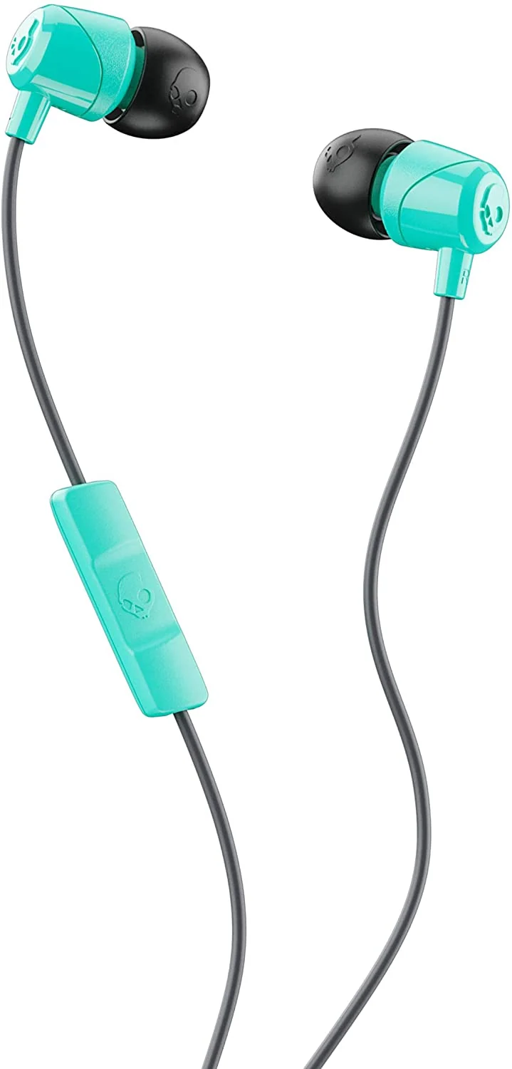 Skullcandy Jib in-Ear Noise-Isolating Earbuds with Microphone and Remote Miami/Grey