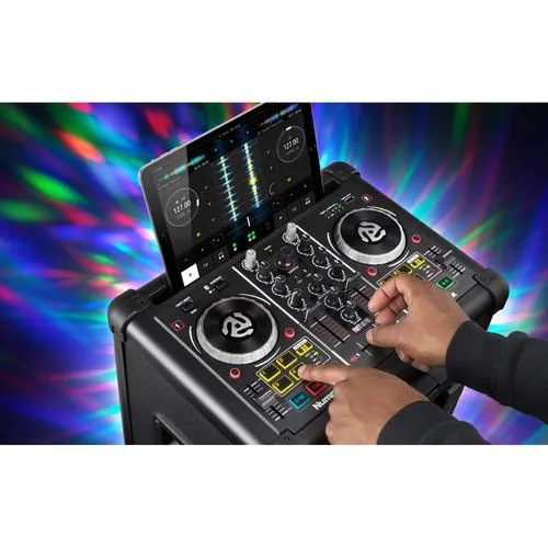 Numark Party Mix Pro - DJ Controller + Built-In Light Show & Speaker