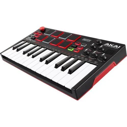 Akai Professional MPK Mini Play - Compact Keyboard and Pad Controller with Integrated Sound Module