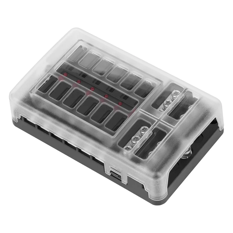 FB-12 Sicherungskasten mit negativer Schiene und LED