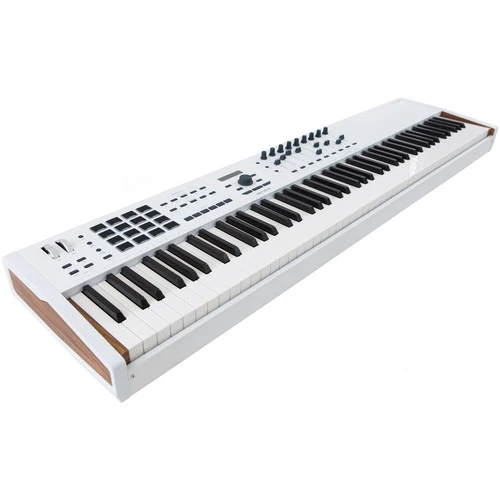 Arturia KeyLab 88 MkII Hammer-Action MIDI Controller and Software (White)