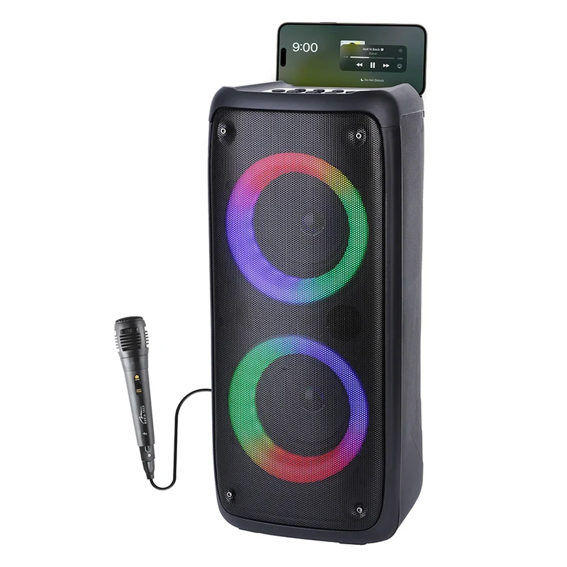 Media-Tech tragbarer Lautsprecher, Karaoke, Bluetooth 5.0, 1000W, MT3181