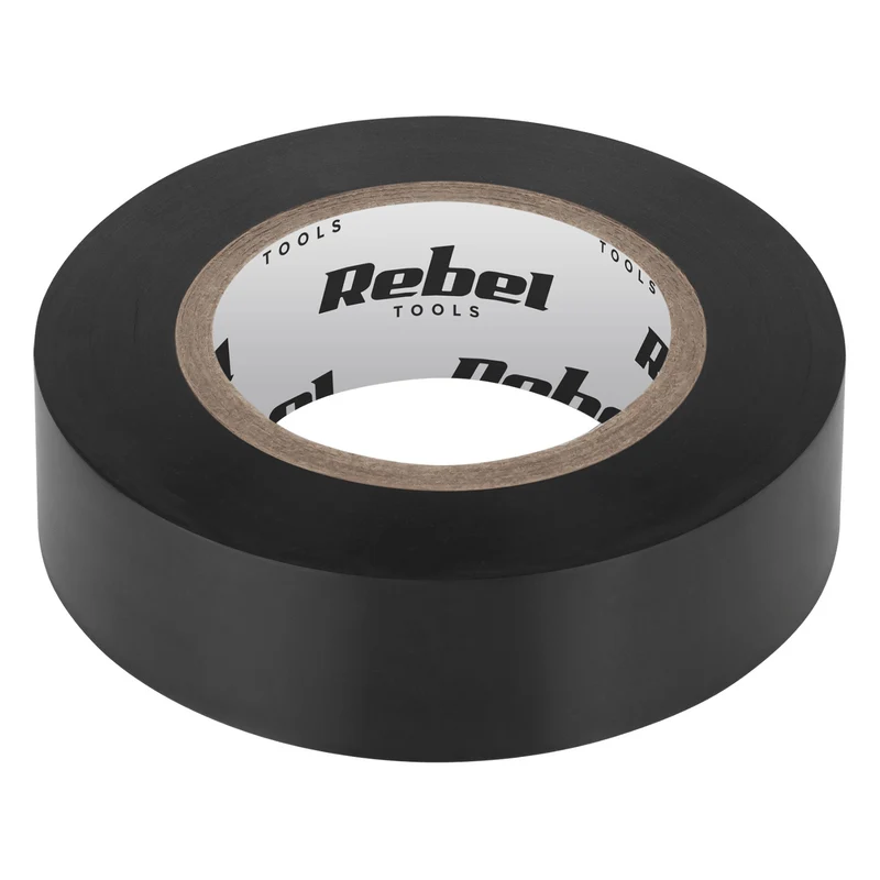 REBEL Isolierklebeband (0,13 mm x 19 mm x 20 yd) schwarz