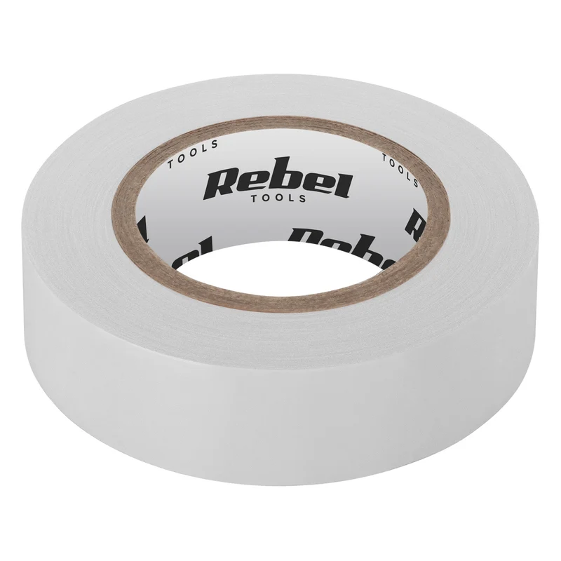 REBEL Isolierklebeband (0,13 mm x 19 mm x 10 yd) weiß