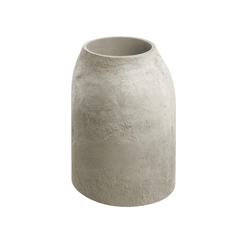 Pflanzkübel Ethick Epocco Bold, Durchmesser 48 cm, Höhe 60 cm, mattes Finish, witterungsbeständig, mit Abflussloch, Farbe: Sand, TEP48B-101GR