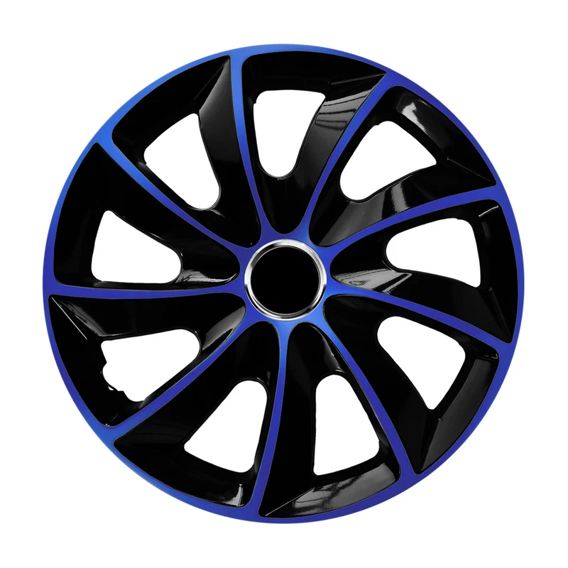 Radkappen Radzierblenden Radblenden - 4 Stück Komplettset - NRM EXTRA STIG - Blau/Schwarz - 14" Zoll