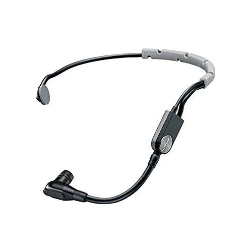 Shure SM35 Headset Condenser Microphone with Windscreen and Inline XLR Preamp