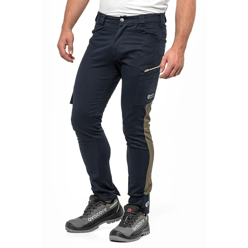 TUBBOS Bundhose in marineblau/oliv, Größe 56