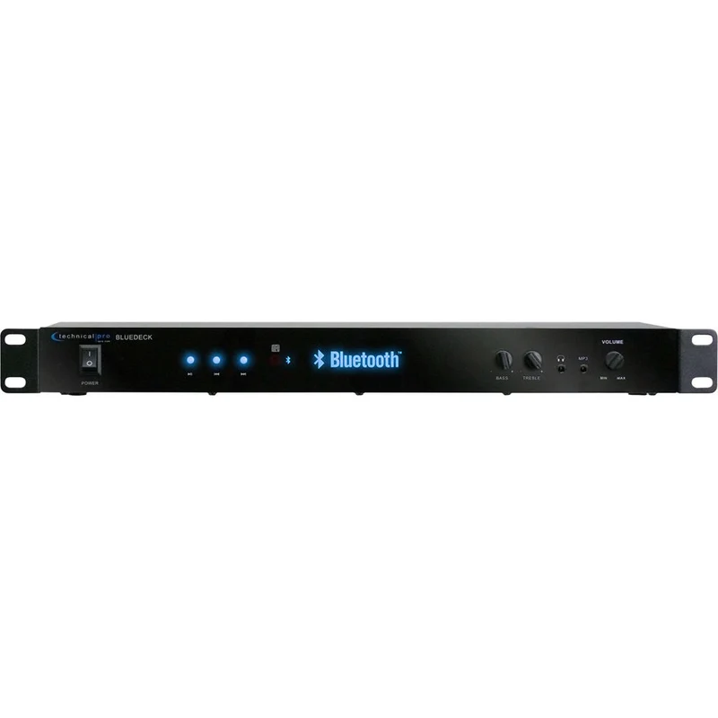Technical Pro BLUEDECK2 Rack-Mountable Bluetooth Audio Receiver (1 RU)