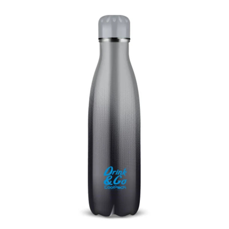 Coolpack Thermoflasche, 0.5L, Edelstahl, grau, Drink & Go Z04511