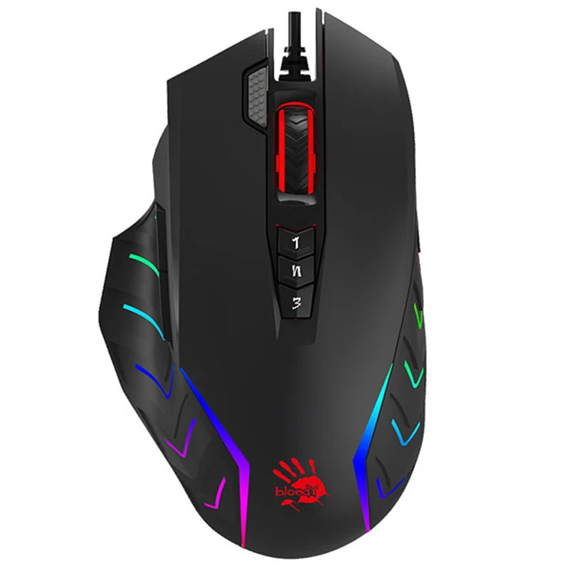 Gaming-Maus A4TECH, USB, 8000 DPI, J95 RGB Pixart (Aktiviert)