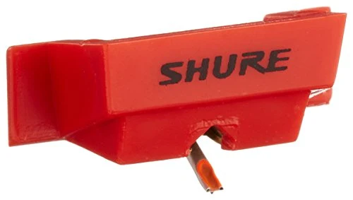 Shure N25C Replacement Needle for M25C Phonograph Cartridge - Red
