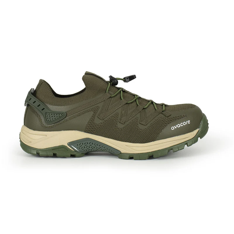 AVACORE Arbeitshalbstiefel, zum Hineinschlüpfen, khaki, MILTREKK Größe 42