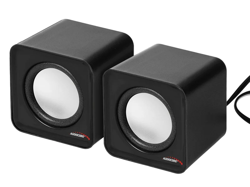 Audiocore AC870B Computer PC- Lautsprecher 6W USB Set