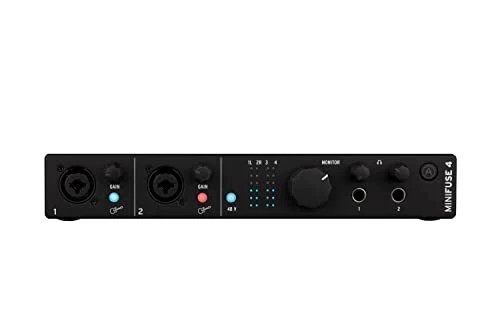 Arturia MiniFuse 4 USB-C Audio Interface, Black
