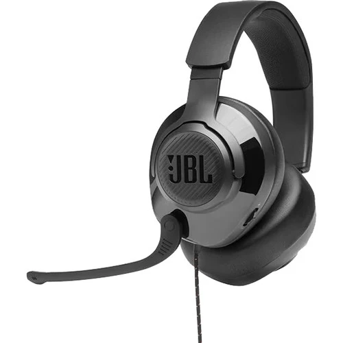 JBL Quantum 200 Wired Over-Ear Gaming Headset (Black)