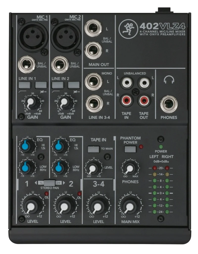 Mackie 402-VLZ4 4 Channel Mixer