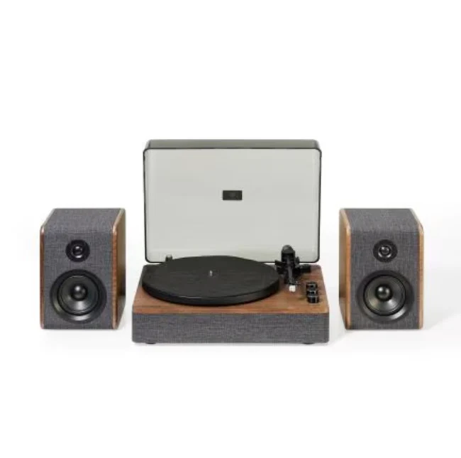 Crosley - Nocturne Record Player With Speakers - Charcoal
