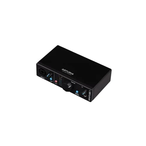 Arturia MiniFuse 1 Portable 1x2 USB Type-C Audio Interface (Black)