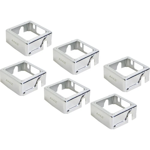 JMAZ Covers for MAD PAR Lighting Fixtures (Chrome, 6-Pack)