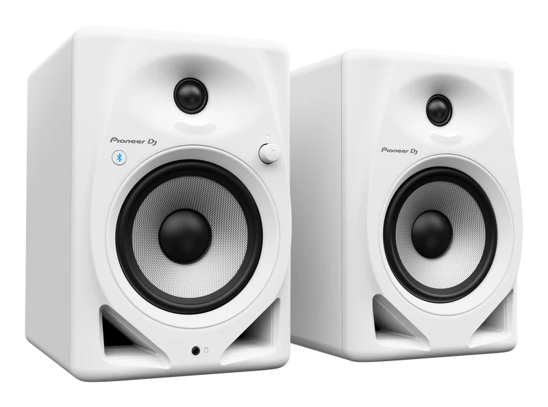 Pioneer Dj DM-50D 5-inch Desktop Monitor System – High-Performance Sound (White)