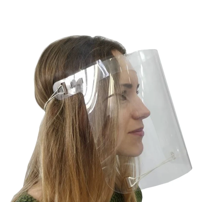 Visier aus Kunststoff Schutzmaske Schutzvisier Gesichtsmaske Gesichtsschutz Gesichtsschirm Transparent