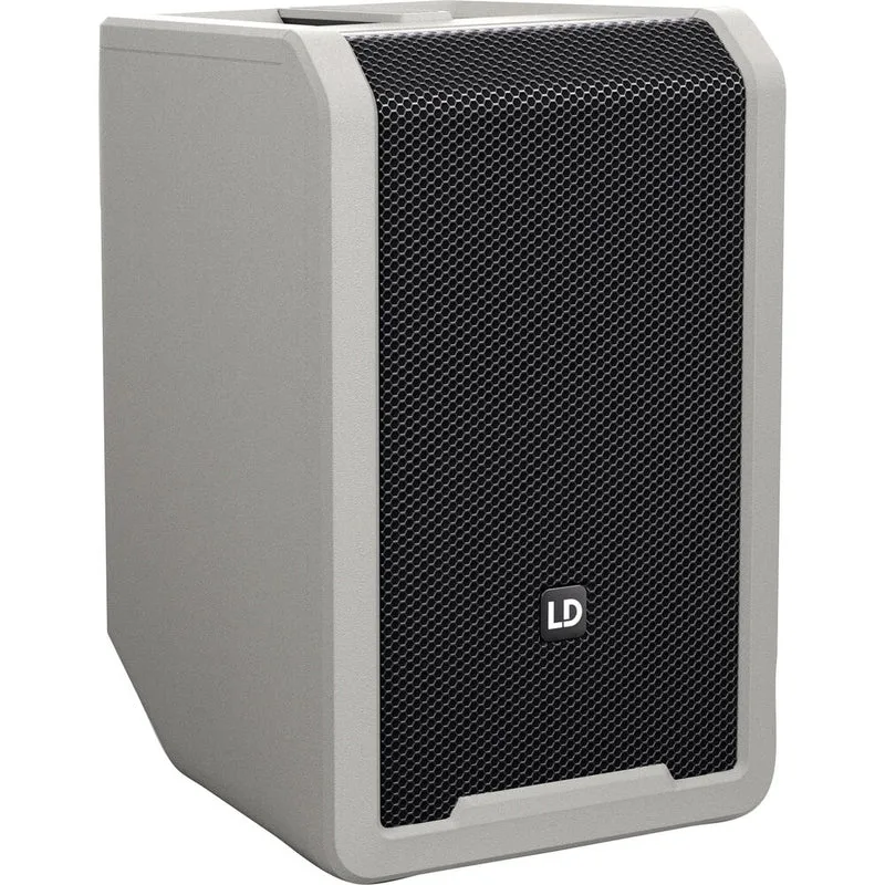 LD Systems ANNY 8 Portable 8" Bluetooth PA Speaker with Battery Power and Mixer (Gray)