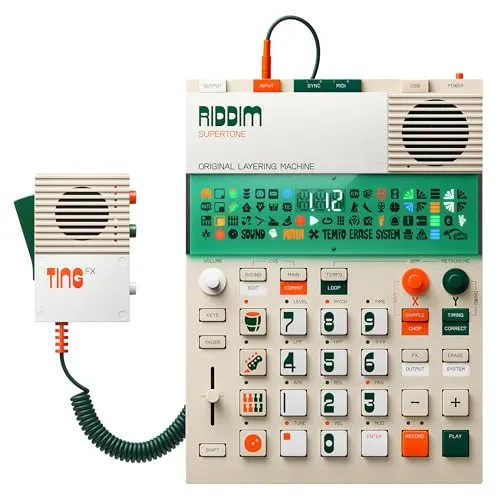 Teenage Engineering EP-40 RIDDIM Sampler Composer + EP-2350 TING Handheld Microphone Launch Kit