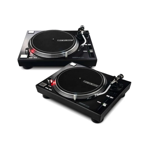 Reloop RP-7000 MK2 Upper Torque Turntable System Black, Pair (Open Box)