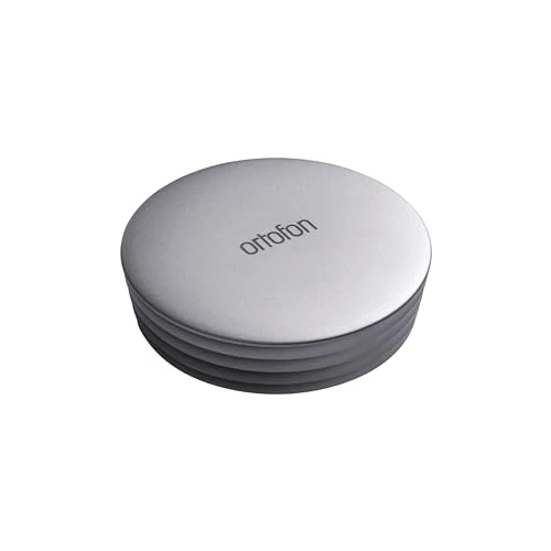 Ortofon Record Stabilizer 240g Aluminum Weight for Vinyl Playback (Matte Silver)